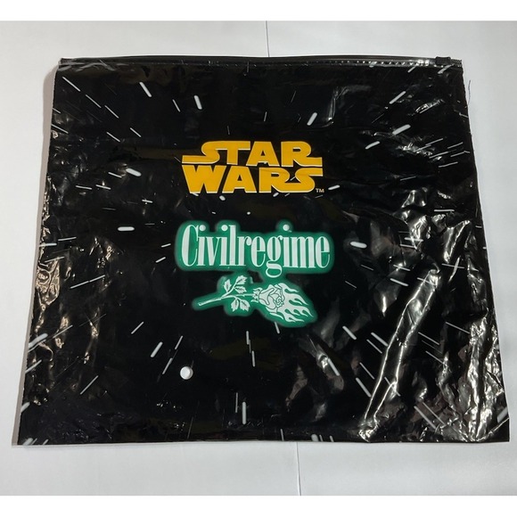 Civil Regime Star Wars Sports Bra Graphic Print Sleeveless Black Large - Picture 6 of 7